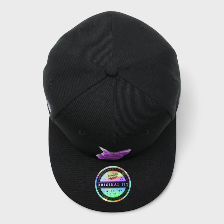 Naughty League San Jose Stalkers fitted black/purple - Shop-Tetuan