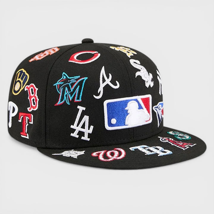 New Era MLB Allover 59Fifty black - Shop-Tetuan