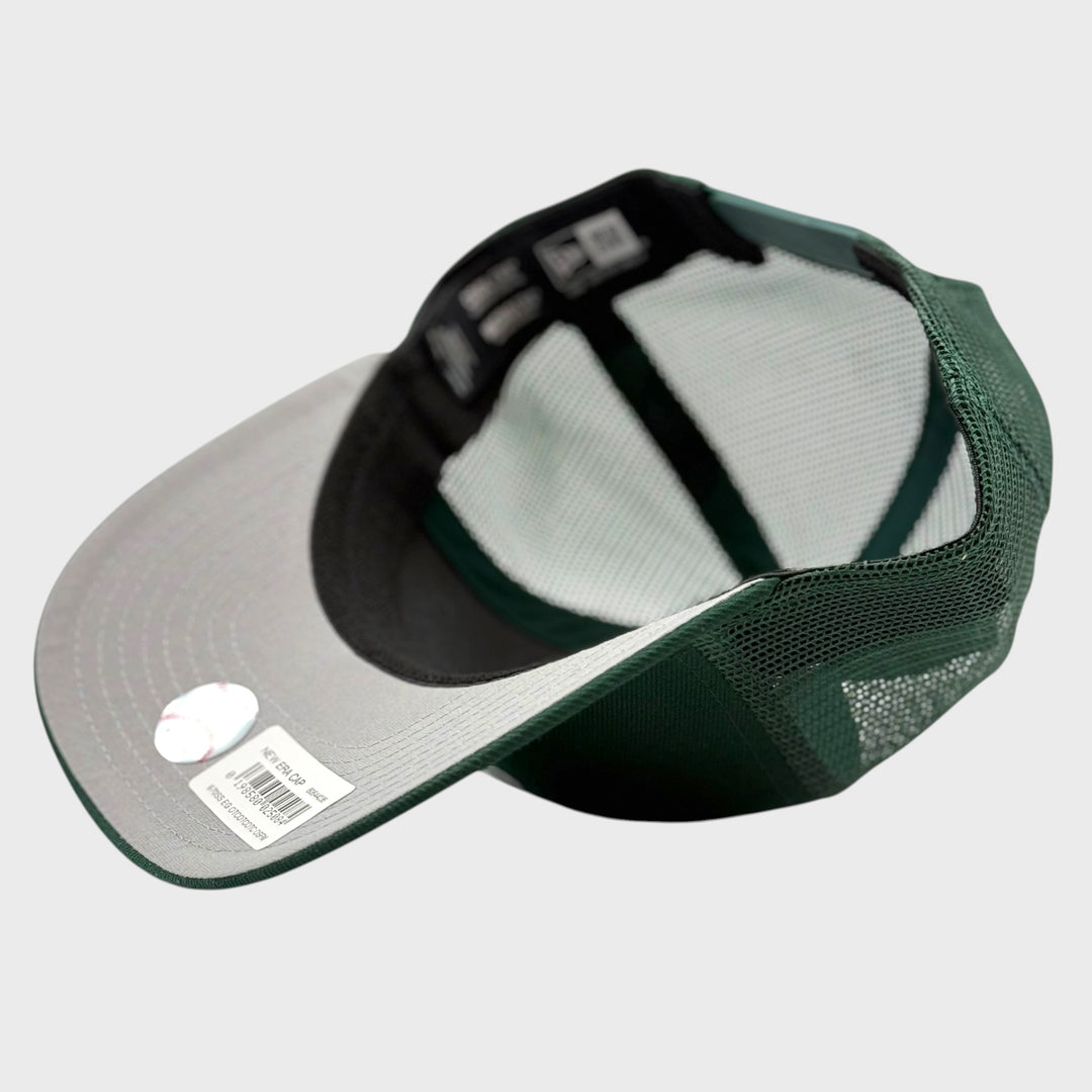 New Era Simple 9Seventy Stretch-Snap trucker O Athletics dk green - Shop-Tetuan