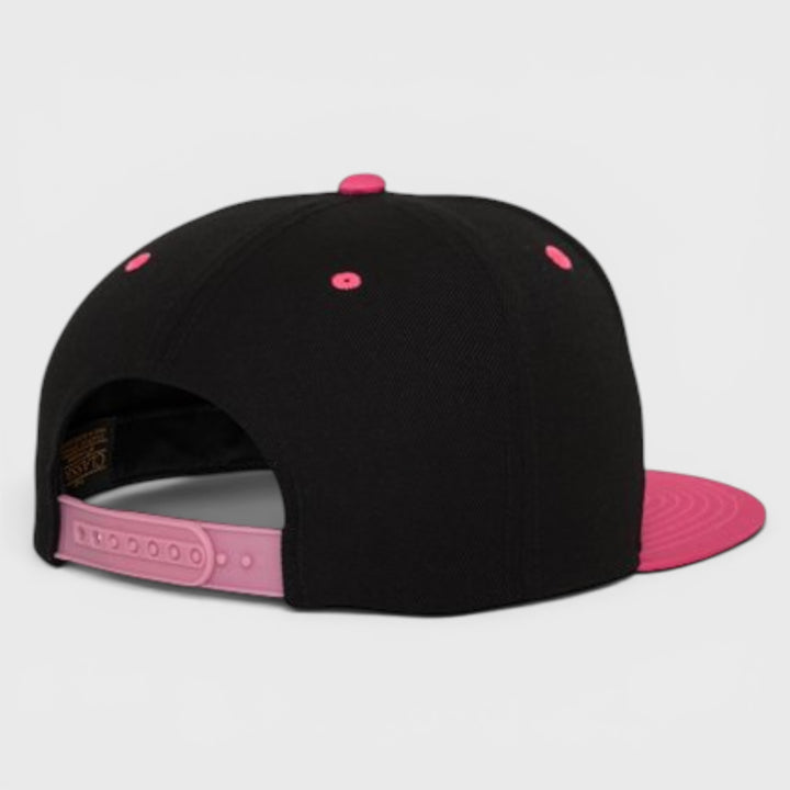 The Classics Yupoong snapback black/neonpink