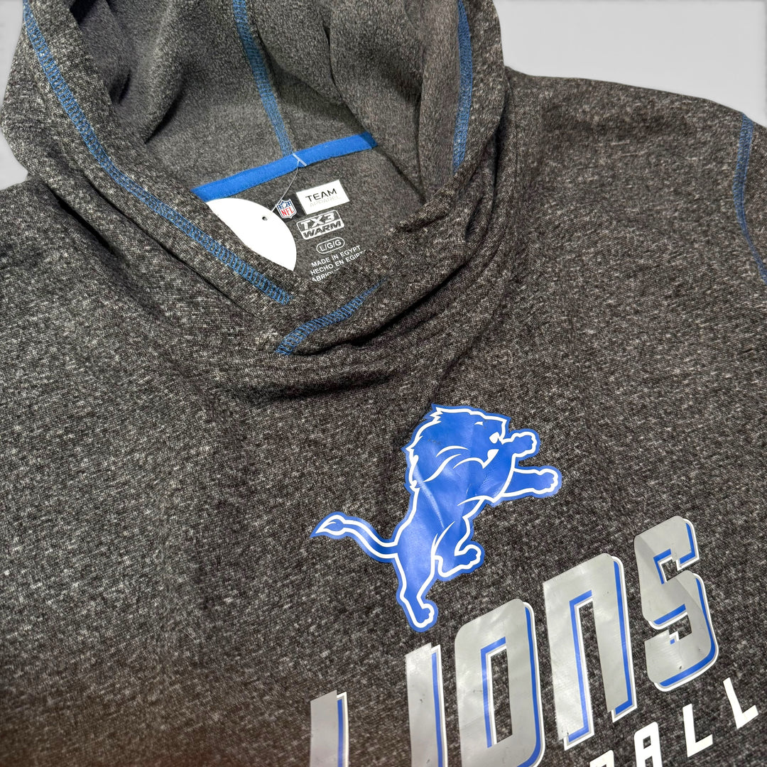 Team Apparel NFL Detroit Lions TX3 warm hoodie grey L - Shop-Tetuan