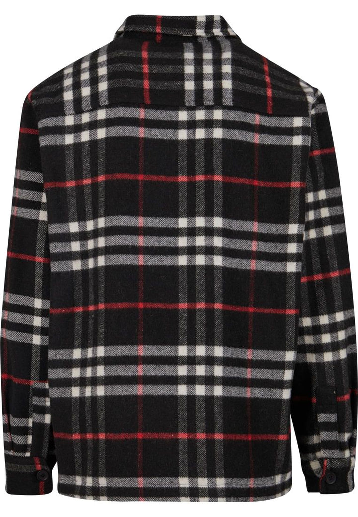 DEF Woven Shaket shirts black/red - Shop-Tetuan
