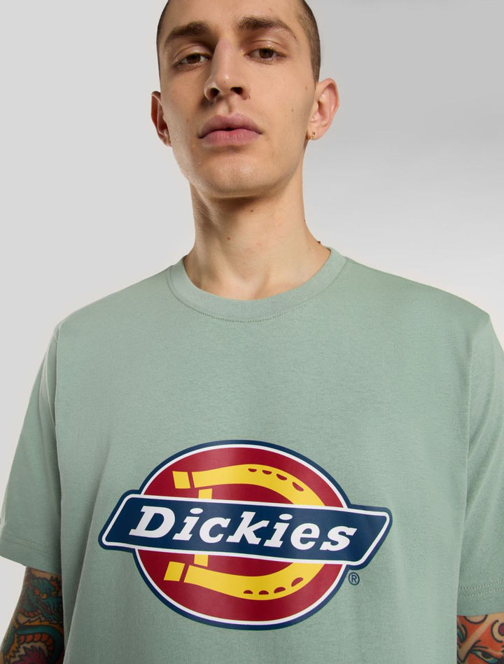 Dickies Icon Logo tee iceberg green