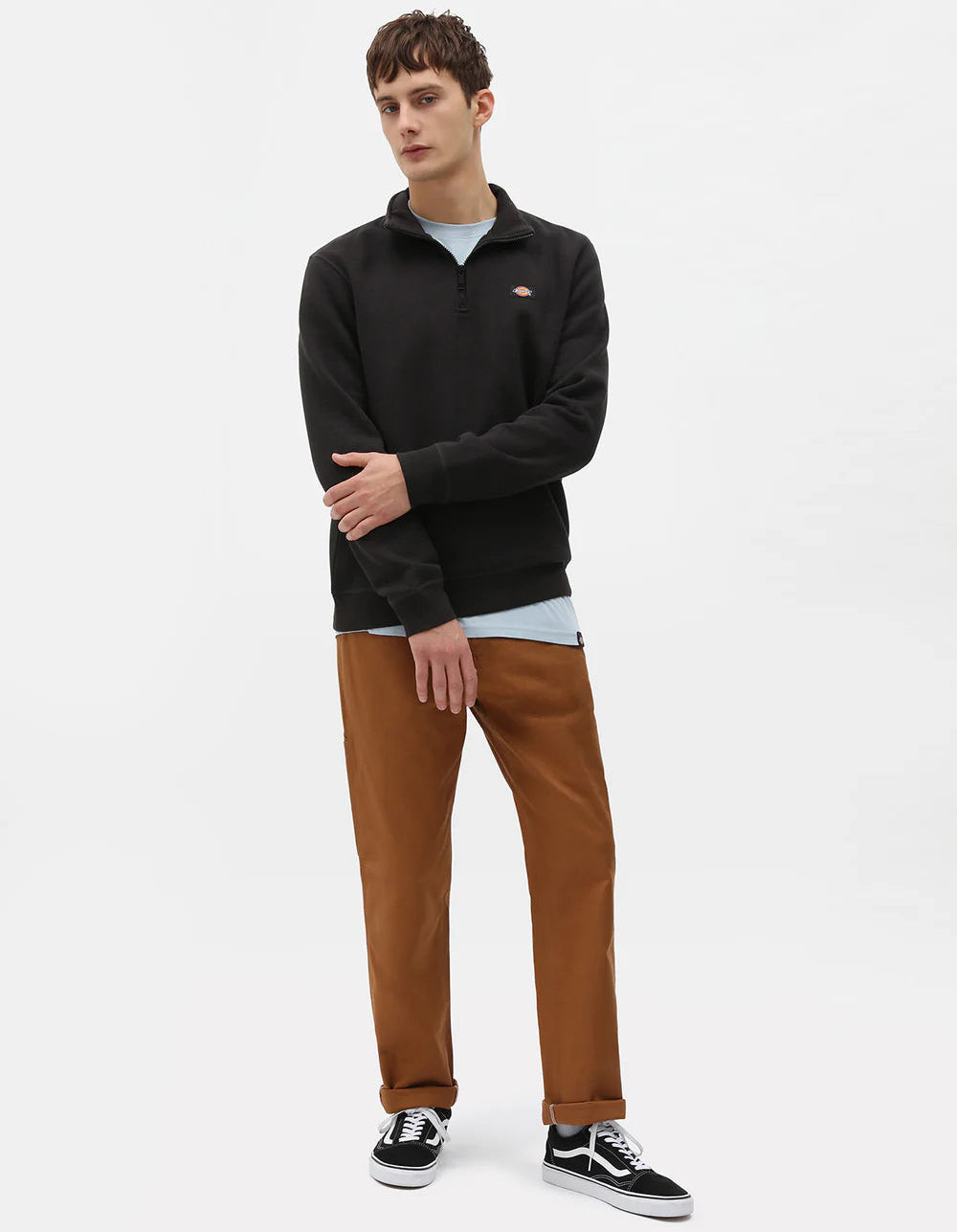 Dickies Oakport Quarter zip black - Shop-Tetuan