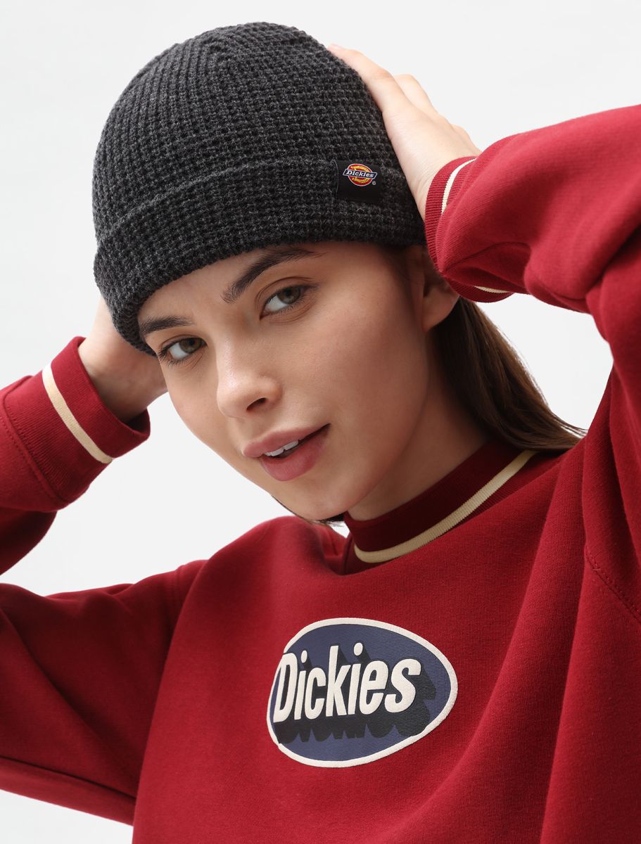 Dickies Woodworth Waffle beanie black - Shop-Tetuan