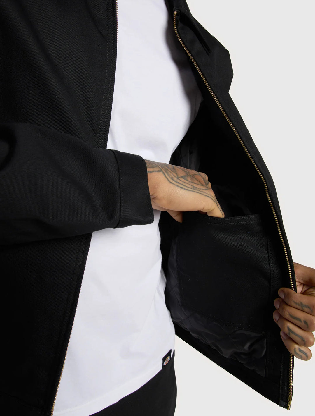 Dickies Lined Eisenhower jacket rec black