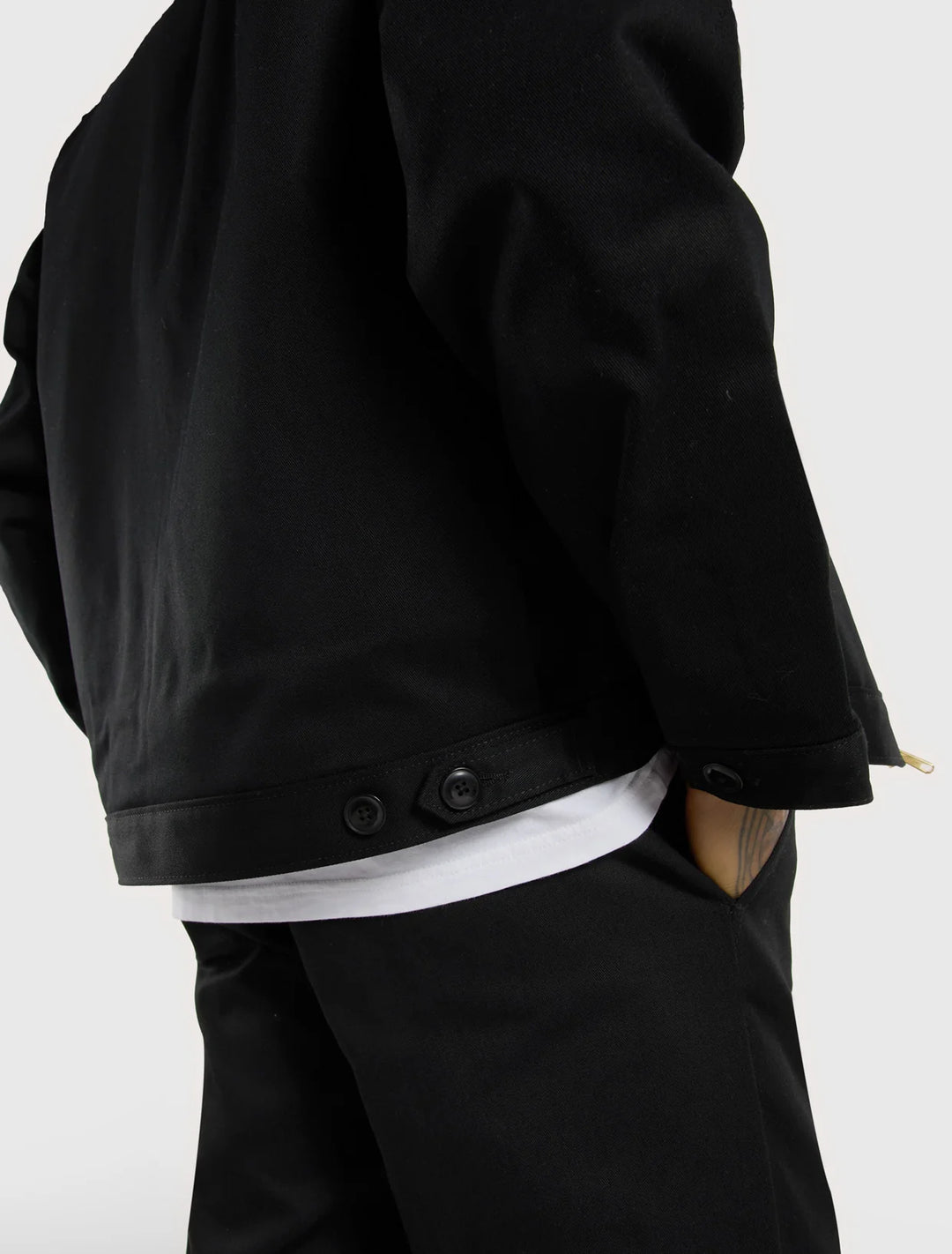 Dickies Lined Eisenhower jacket rec black