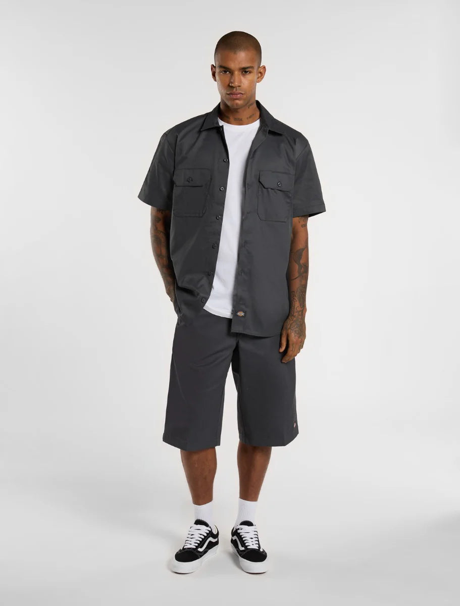 Dickies Short Sleeve Work Shirt charcoal grey - Shop-Tetuan