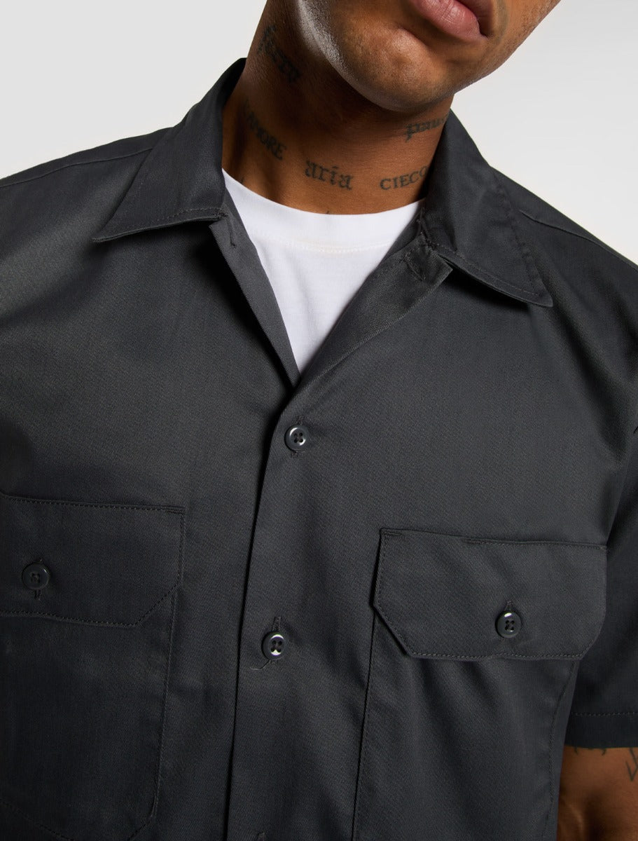 Dickies Short Sleeve Work Shirt charcoal grey - Shop-Tetuan