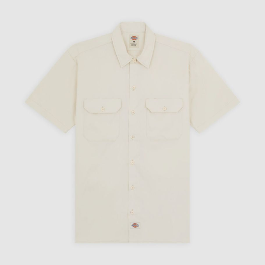Dickies Short Sleeve Work Shirt wood as - Shop-Tetuan