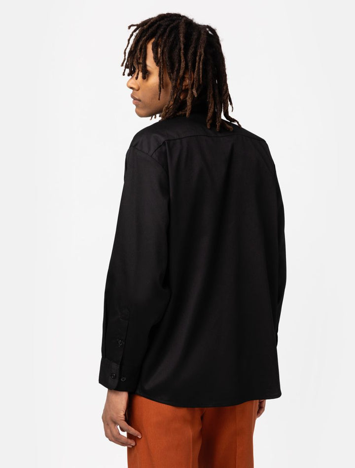 Dickies Work Shirt Long Sleeve Rec black - Shop-Tetuan