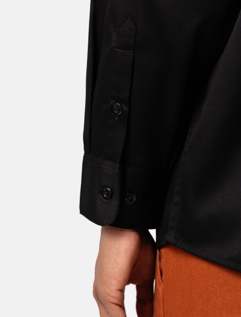 Dickies Work Shirt Long Sleeve Rec black - Shop-Tetuan