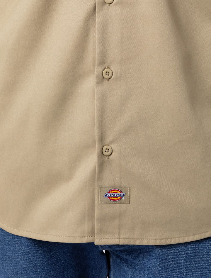 Dickies Work Shirt Long Sleeve Rec khaki - Shop-Tetuan