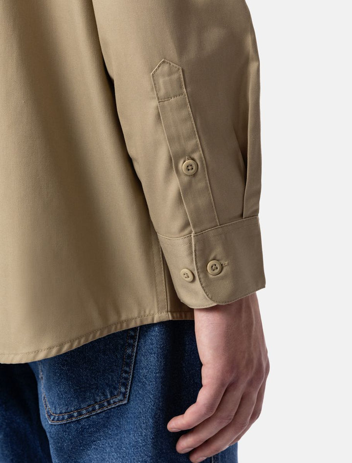 Dickies Work Shirt Long Sleeve Rec khaki - Shop-Tetuan