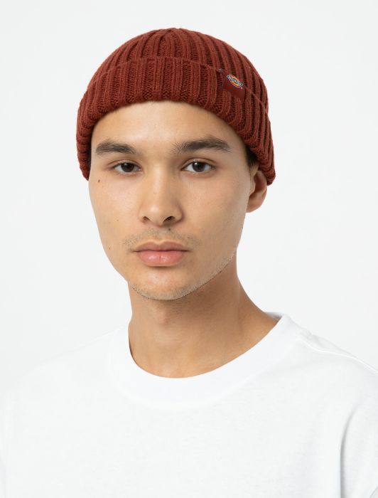 Dickies Garnett Fisherman beanie fired brick - Shop-Tetuan