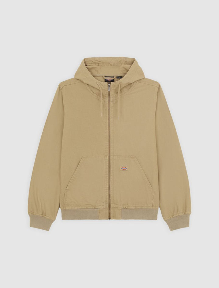 Dickies Duck Canvas Unlined Hooded Jacket desert sand - Shop-Tetuan