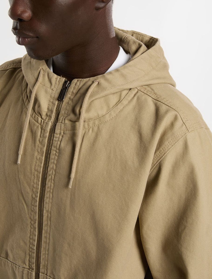 Dickies Duck Canvas Unlined Hooded Jacket desert sand - Shop-Tetuan