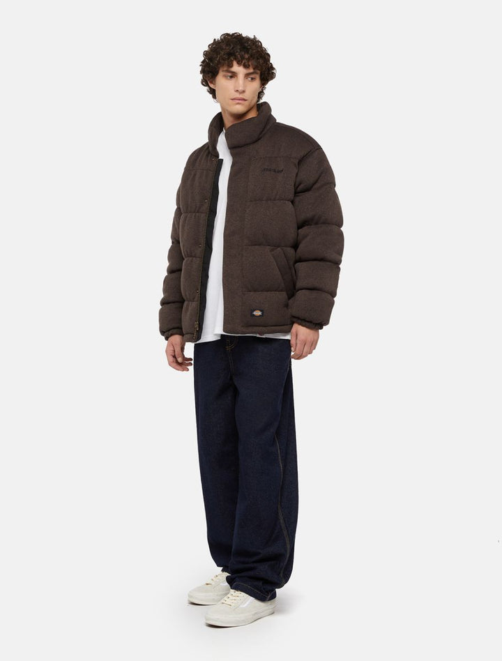Dickies Baker Puffer Jacket brown - Shop-Tetuan