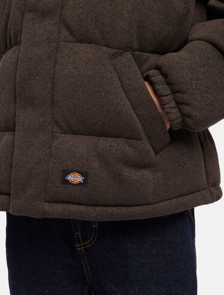 Dickies Baker Puffer Jacket brown - Shop-Tetuan