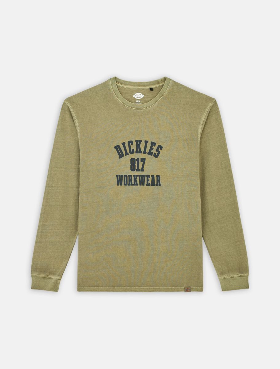 Dickies 817 l/s tee military green - Shop-Tetuan