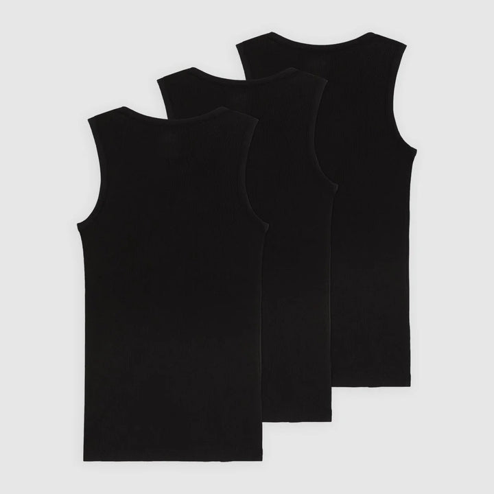 Dickies Amsterdam three-pack vests black