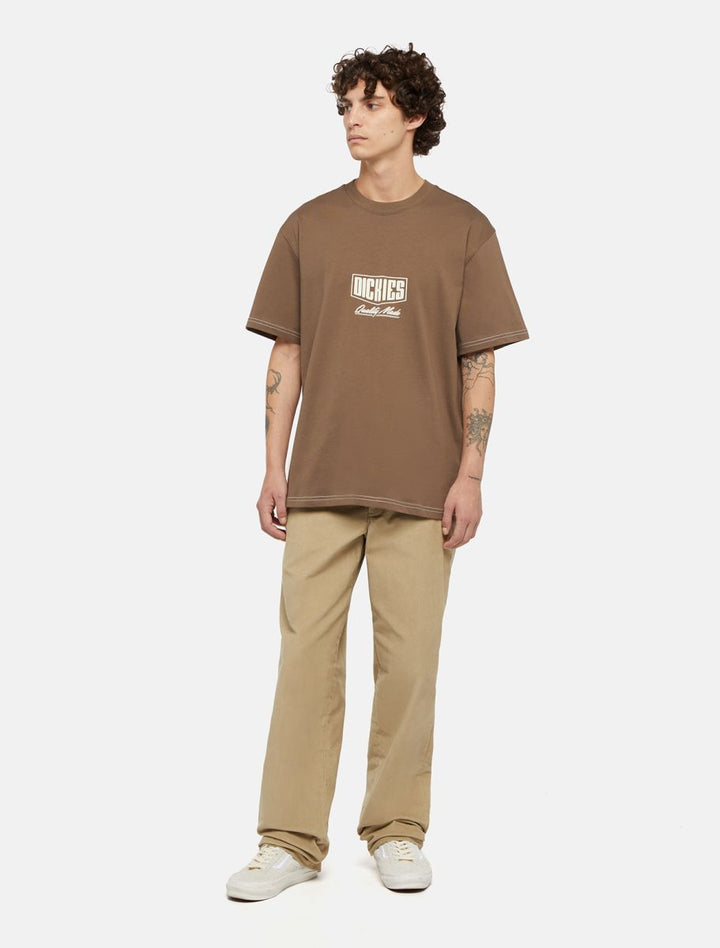 Dickies Philipsburg tee brown - Shop-Tetuan