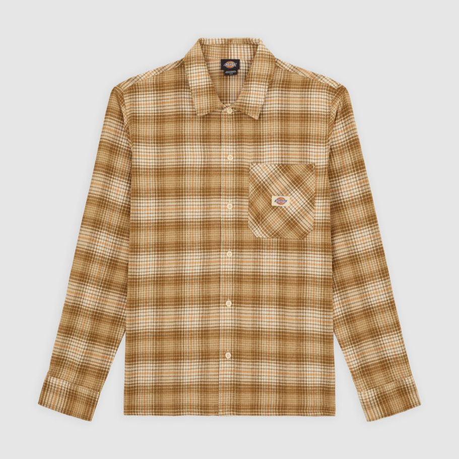 Dickies Forest Check Shirt wood ash - Shop-Tetuan