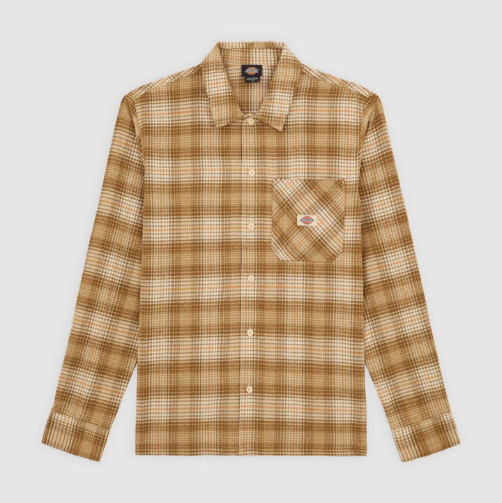 Dickies Forest Check Shirt wood ash - Shop-Tetuan