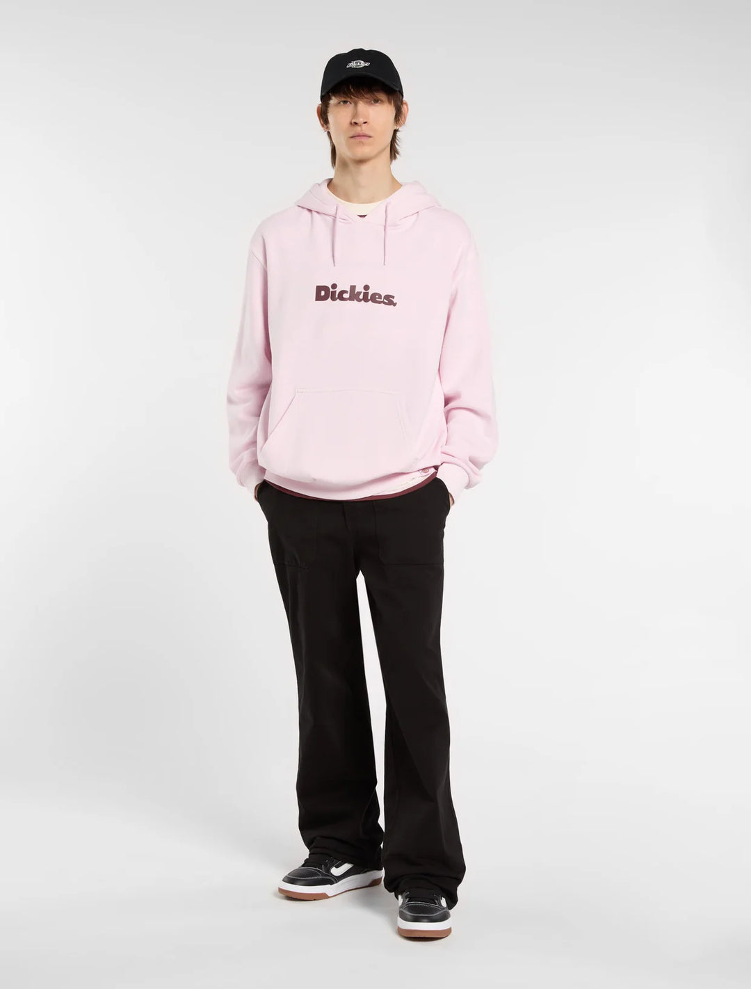 Dickies Slayden garment dye hoodie lt.pink - Shop-Tetuan