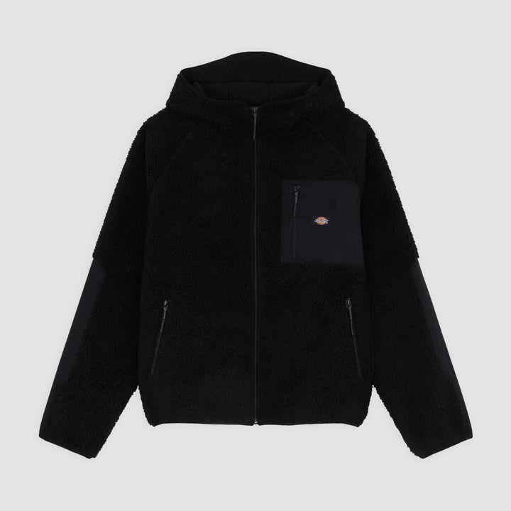 Dickies Central High Pile Hooded Fleece black