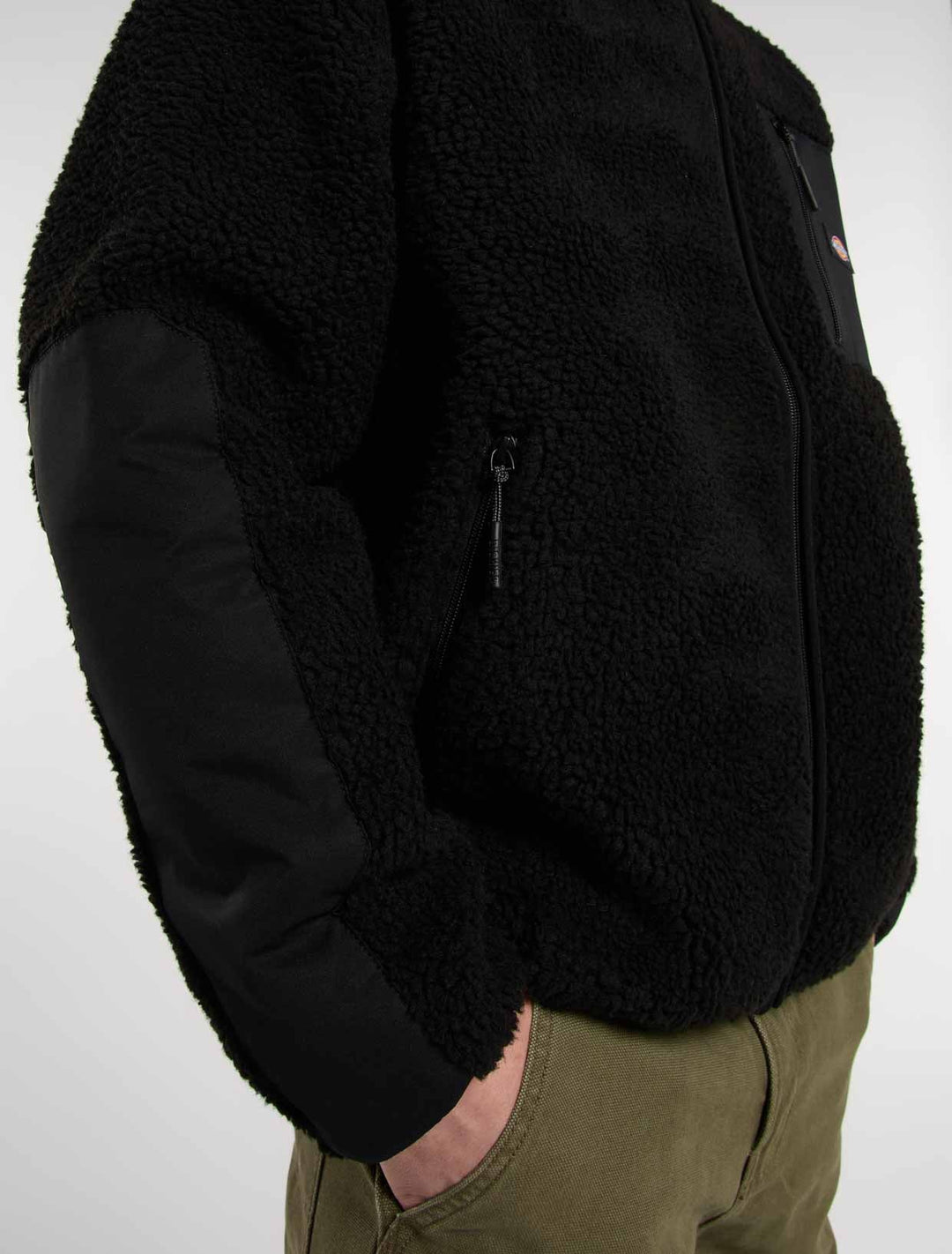 Dickies Central High Pile Hooded Fleece black