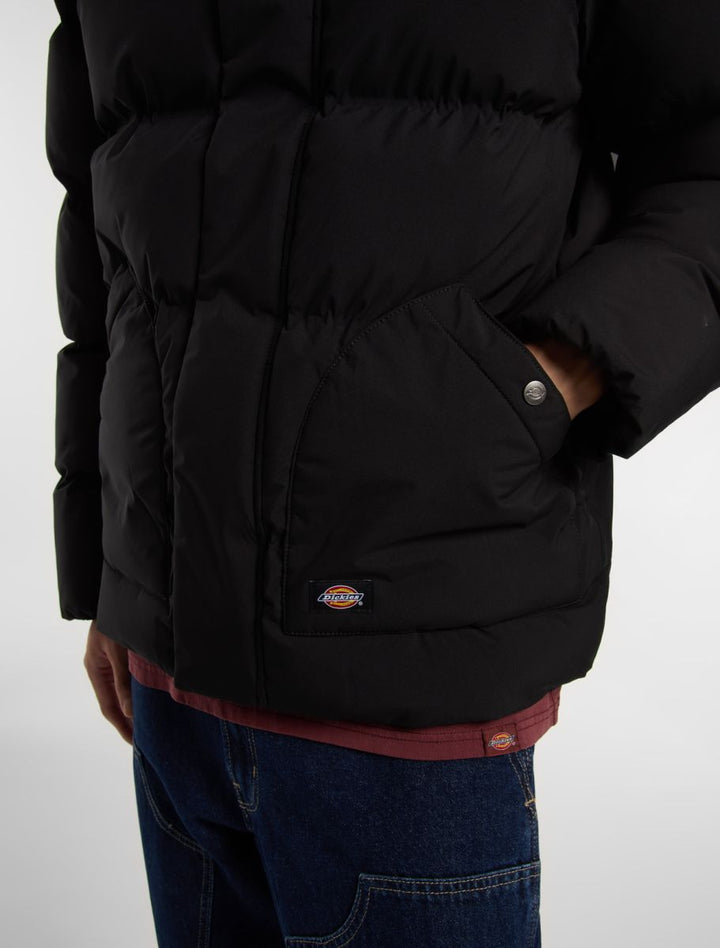 Dickies Eagleville Hooded Puffer Jacket black