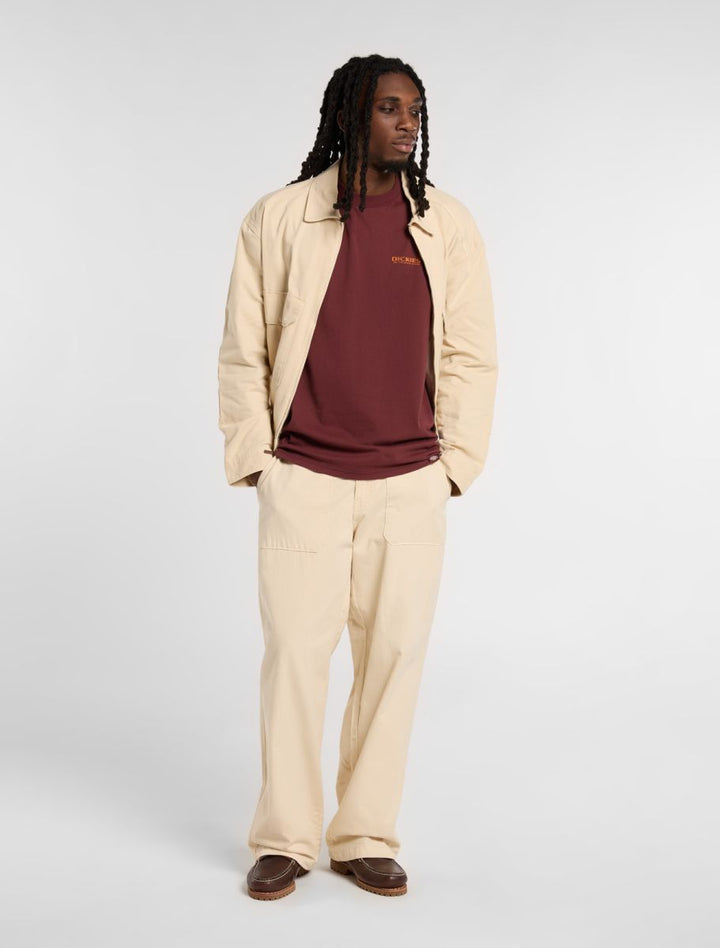 Dickies Burns Light Weight  Tee burgundy - Shop-Tetuan