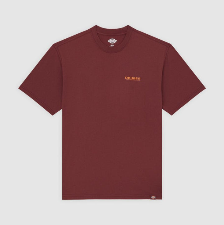 Dickies Burns Light Weight  Tee burgundy - Shop-Tetuan