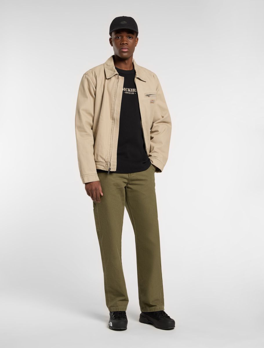 Dickies Heavy weight waffle long sleeve t-shirt black