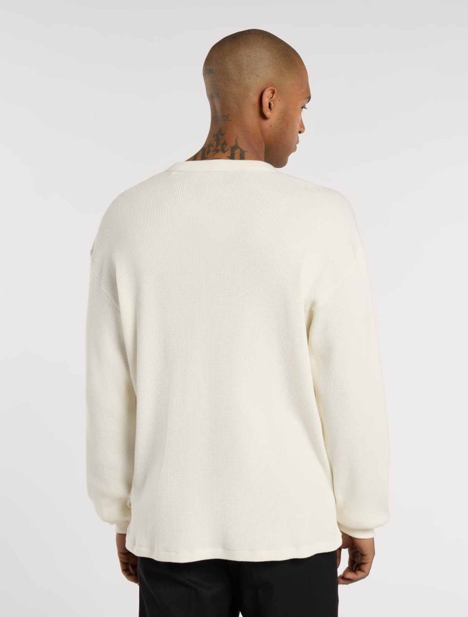 Dickies Heavy weight waffle long sleeve t-shirt beige - Shop-Tetuan