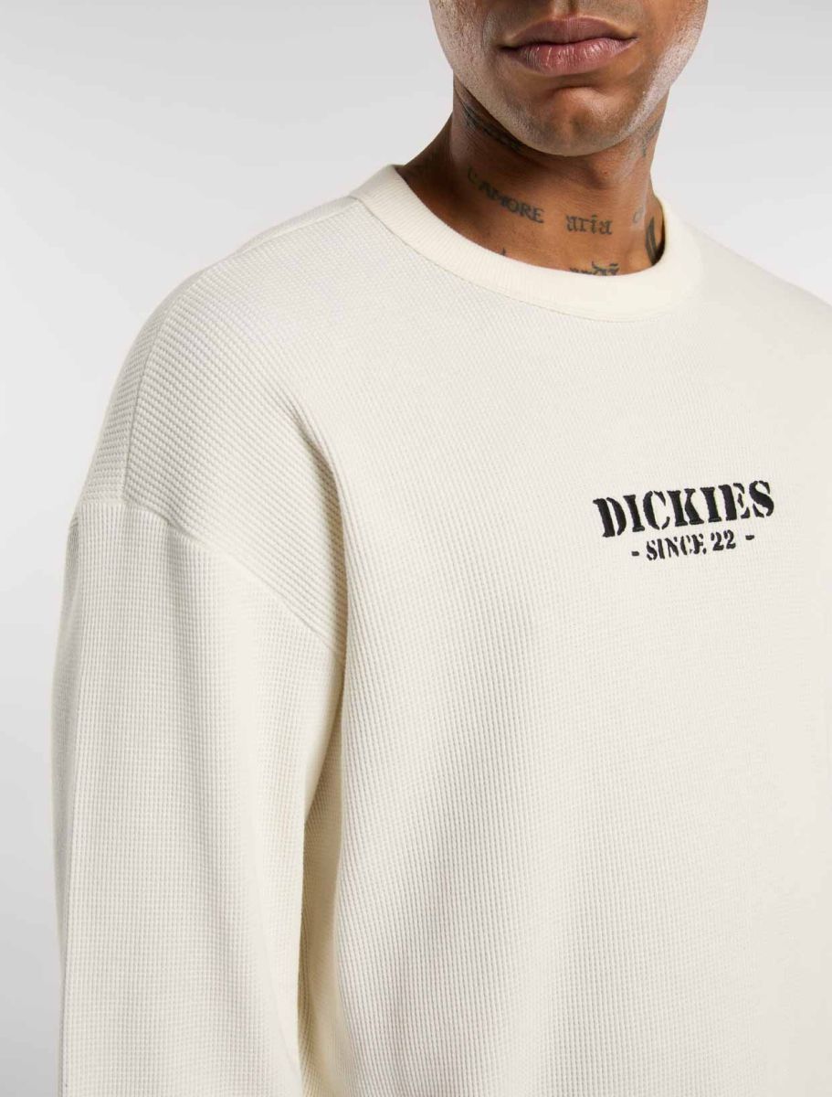 Dickies Heavy weight waffle long sleeve t-shirt beige - Shop-Tetuan