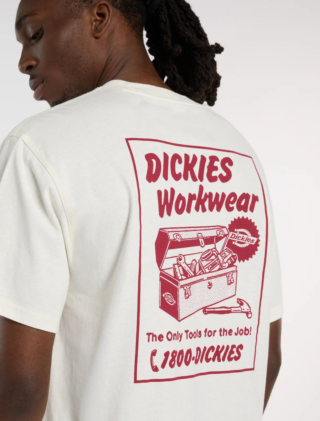 Dickies Dry Ridge lightweight tee egret
