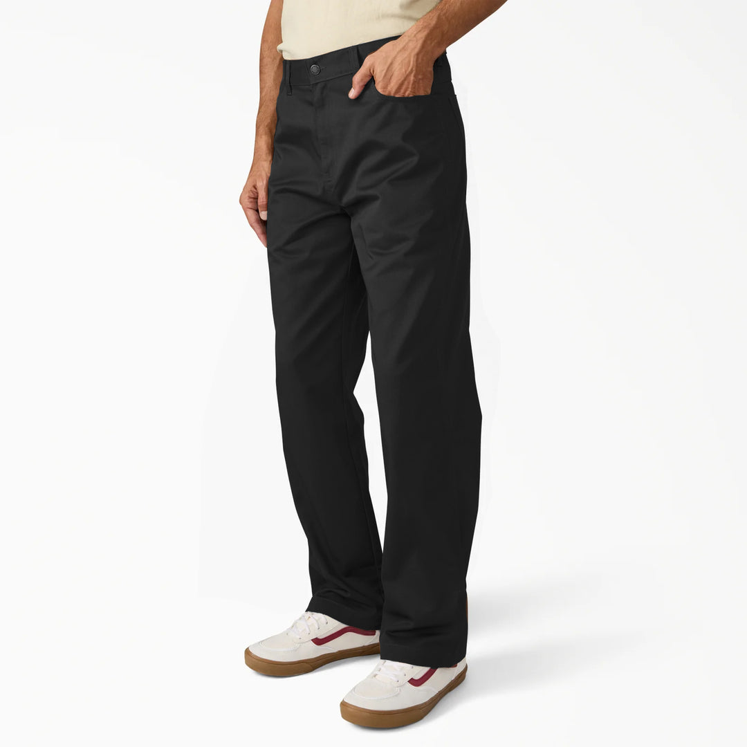 Dickies Union loose straight twill trousers black - Shop-Tetuan