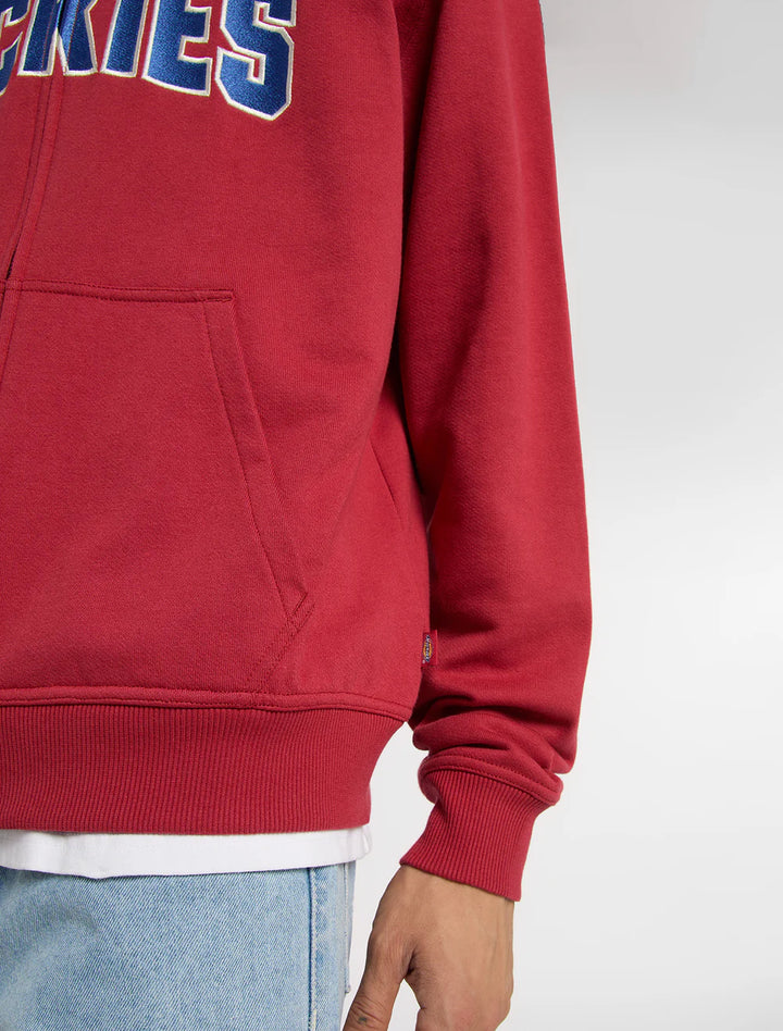 Dickies Aitkin Zip Pullover Hoodie garnet