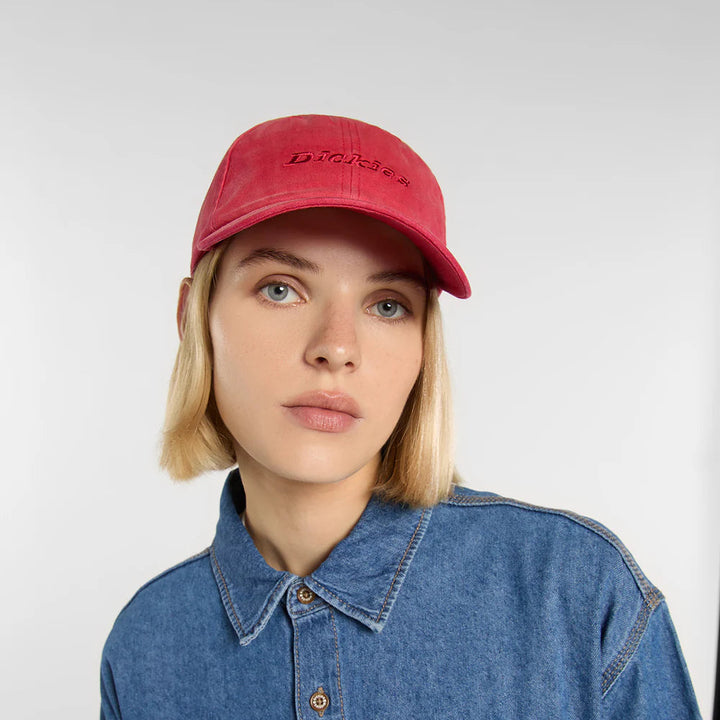Dickies Middlefield Washed Dad cap garnet - Shop-Tetuan