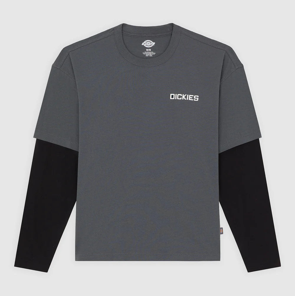 Dickies Payson 2-in-1 lightweight tee black - Shop-Tetuan