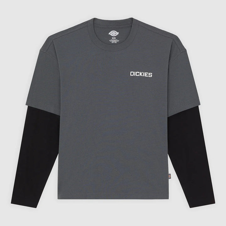 Dickies Payson 2-in-1 lightweight tee black - Shop-Tetuan