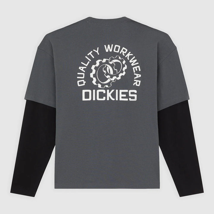 Dickies Payson 2-in-1 lightweight tee black - Shop-Tetuan