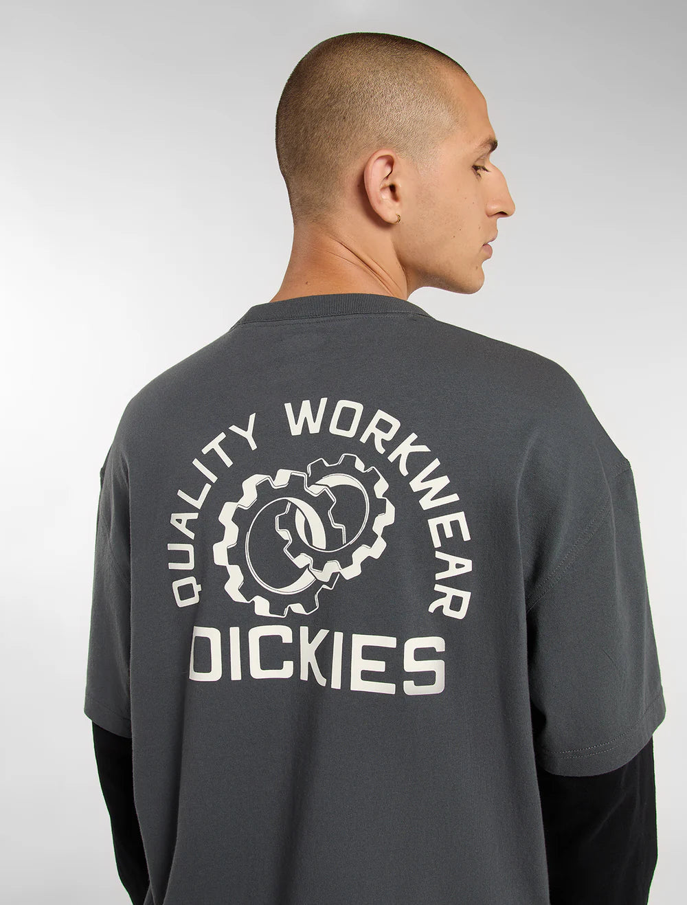 Dickies Payson 2-in-1 lightweight tee black - Shop-Tetuan