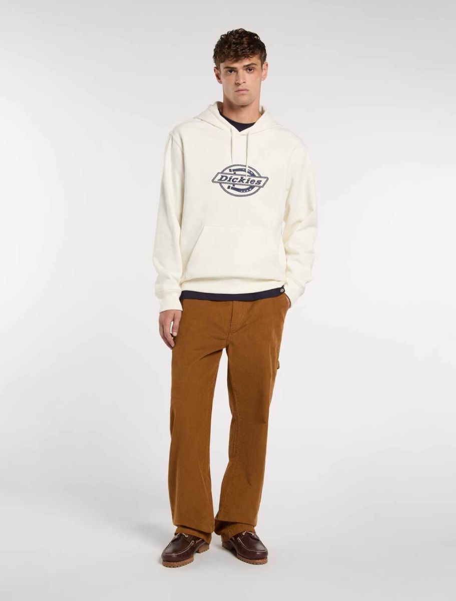 Dickies Forth Shaw pullover hoodie egret