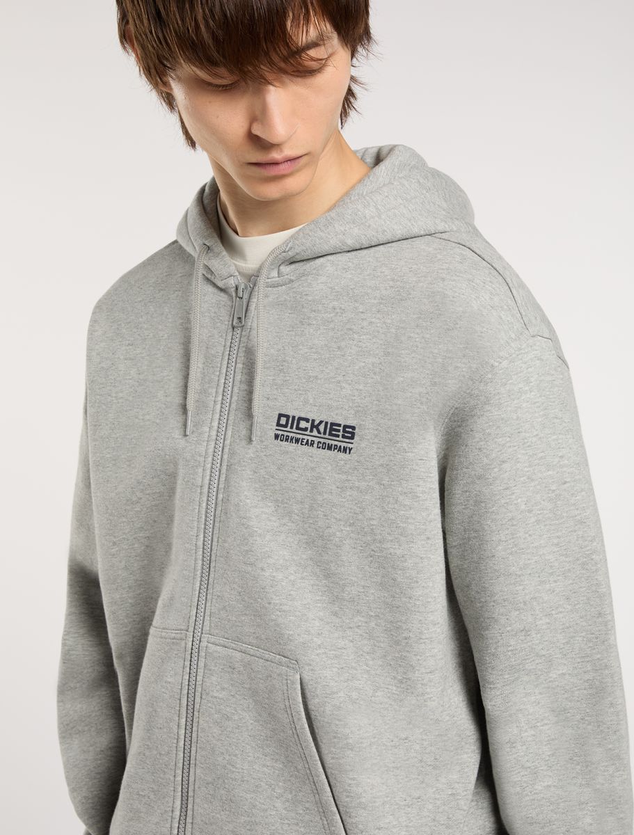 Dickies Bolivar full-zip hoodie grey melange