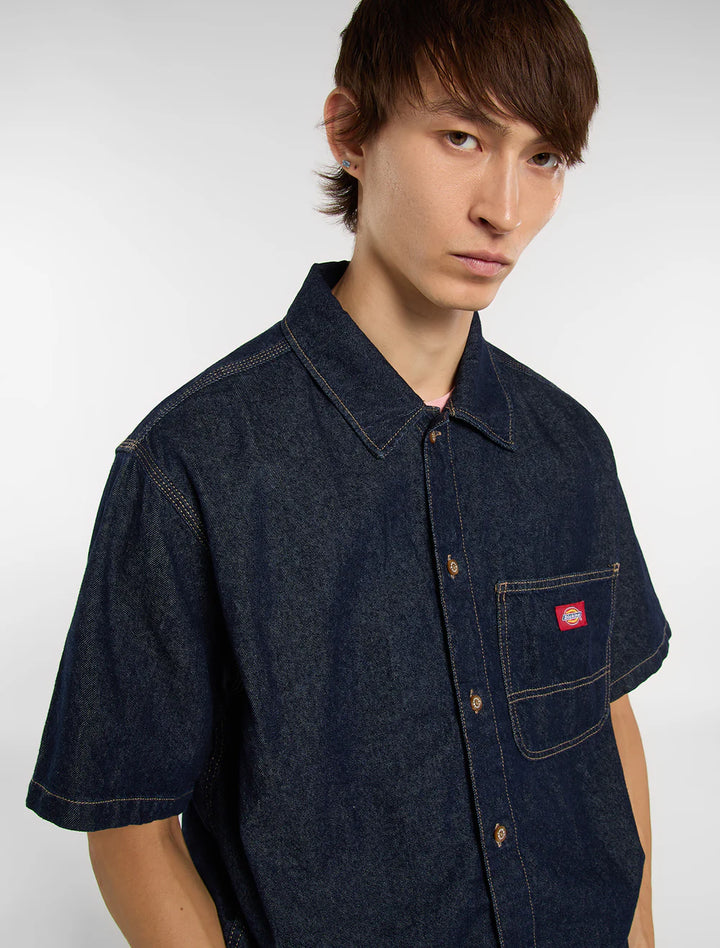 Dickies Denim short sleeve shirt rinsed - Shop-Tetuan