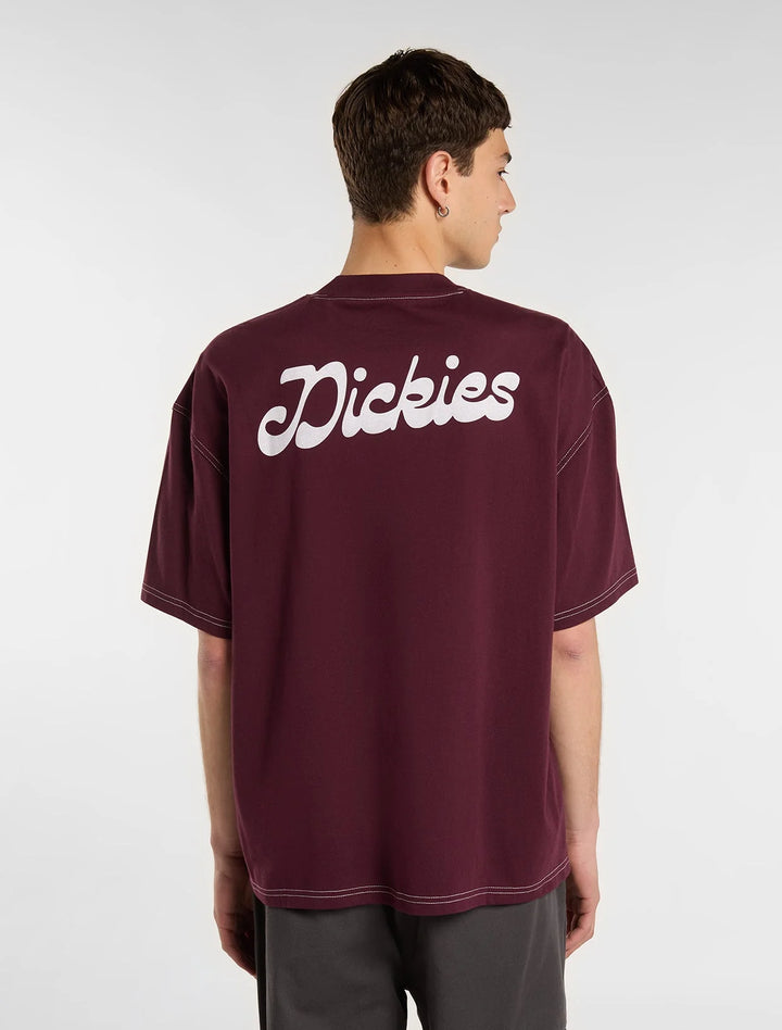 Dickies Cornville Midweight tee maroon