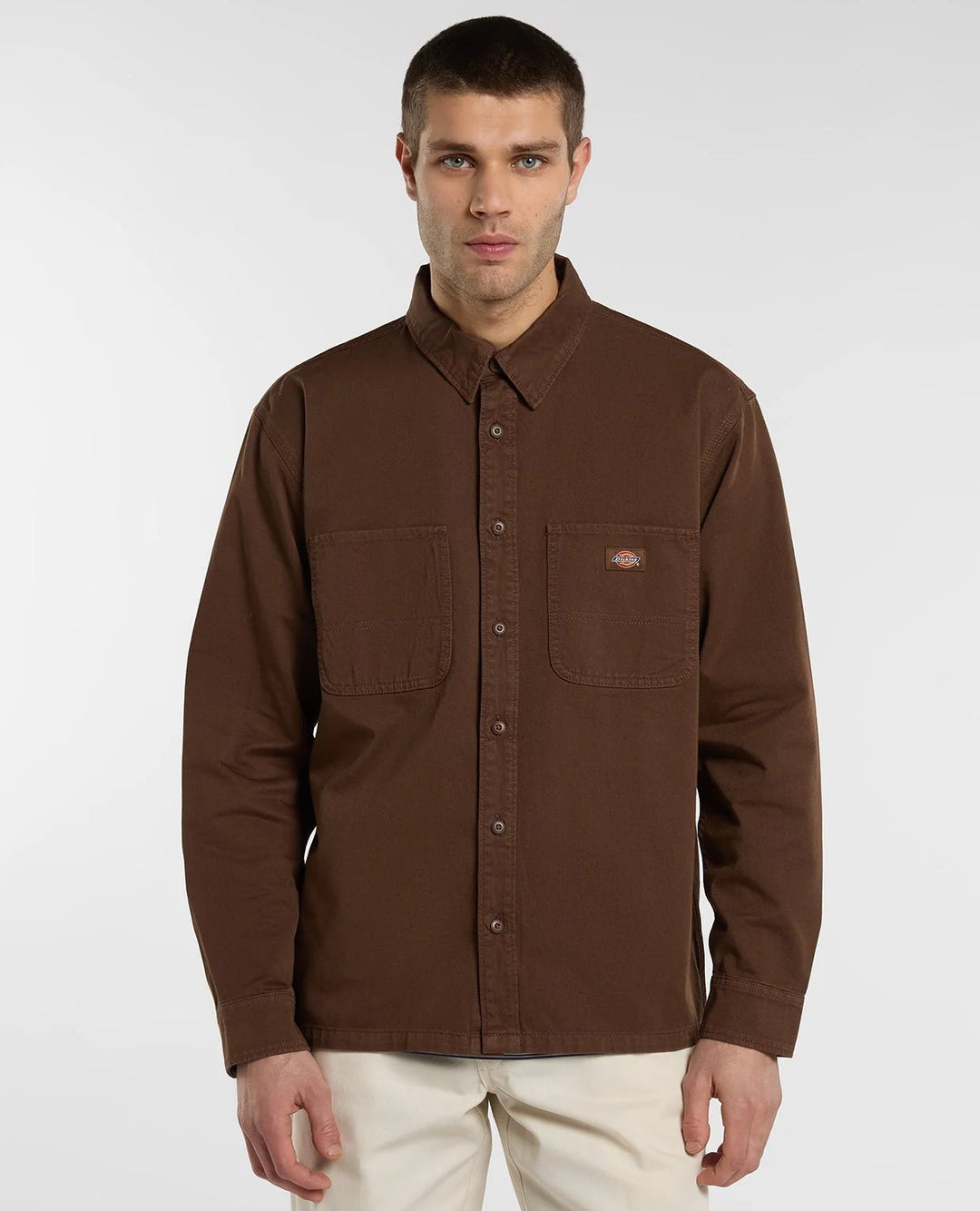 Dickies 247 Garment Dyed Work Shirt timber brown